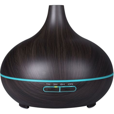 Pure Aroma 150 Yang Luftbefeuchter. Ultraschall-Luftbefeuchter und Aromadiffusor 150 ml, 3-Stunden-Timer, 7 LED-Farben. Aromatherapie. Extrem leise. (1/5)