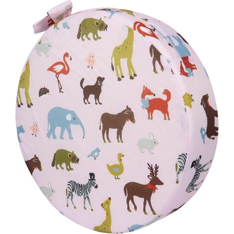 1 Pièce coussin d'appoint rehausseur chaise bébé réhausseur chaise bébé enfant en âge rehausseur pour enfants booster coussin rehausseur de chaise coussin de chaise épais rose (1/5)