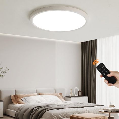 LED Deckenleuchte Rund 50cm, 54W Deckenlampe mit Memory-Funktion,Weiß Dimmbar 3000K-6000K, Ultra Flach 2.5cm für Wohnzimmer Flur Büro
