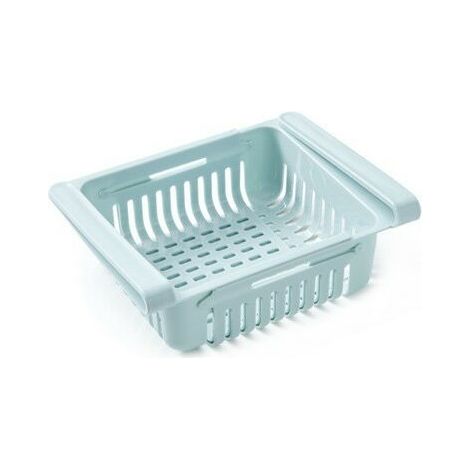Tiroir de réfrigérateur, support de rangement réglable organisateur de compartiment de réfrigérateur, organisateur de tiroir de réfrigérateur rétractable boîte de rangement pour réfrigérateur