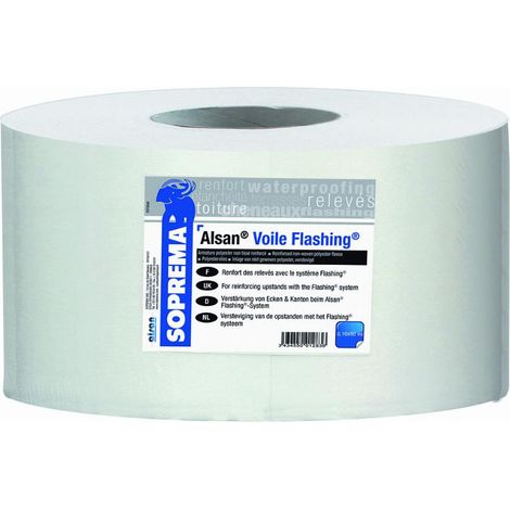 Alsan Abdeckband Flashing SOPREMA - 10 m x 0,10 - 11566 (1/2)