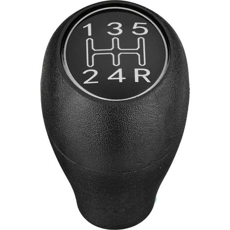 Knob of lever of speeds manual to 5 \u200b\u200brapports for cars 504, 505, 309 and 205, in ABS silver (1/4)
