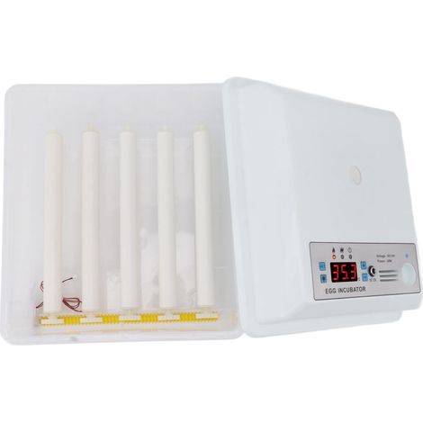 Incubateur automatique pour 16 œufs de poule, oie et canard, à température constante, blanc, prise UE 100-240 V (1/5)