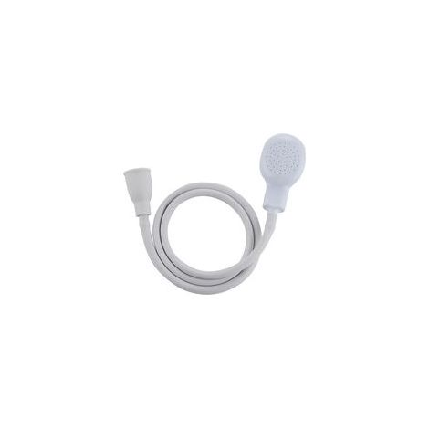 Douchette pour robinet flexible 1,3m – Embout souple pour rinçage cheveux – Fixation simple sur robinet 1-2cm – Idéale mobilité réduite