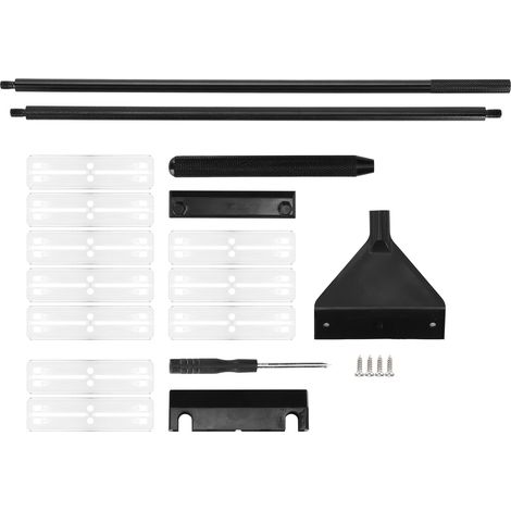 Algenkratzer aus Aluminiumlegierung für Aquarien – Glasreiniger mit abnehmbarer 65 cm Stange und 10 Klingen