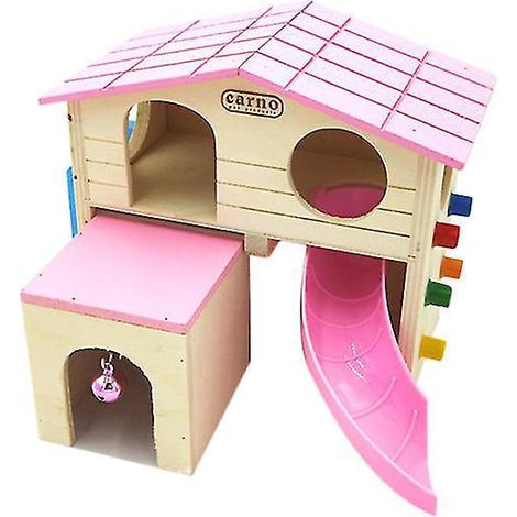1 Stück Hamster-Schiebetreppenhaus aus Holz
