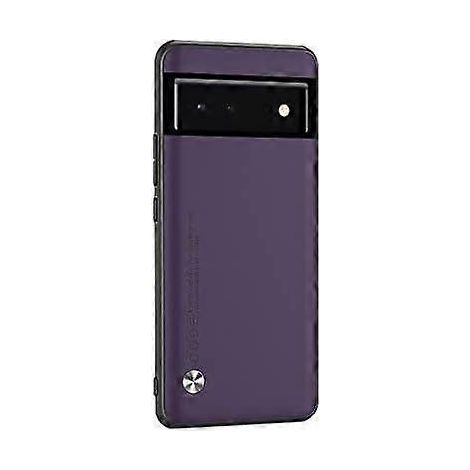 Étui en cuir antichoc pour Google Pixel 6 (violet) (1/5)