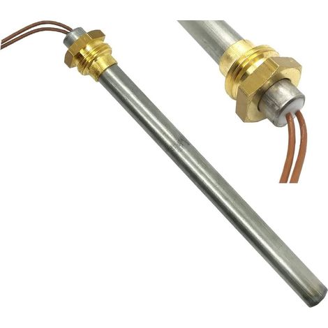RESISTENZA STUFA A PELLET DIAM 9,9 MM LUNGA 140 MM VITE 3/8'' GAS W 250 SP 25 (1/3)