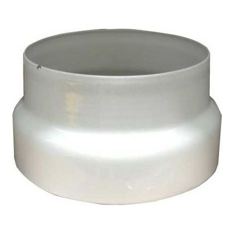 Réduction des tuyaux émaillés pour poêles en acier en porcelaine 14/12 white