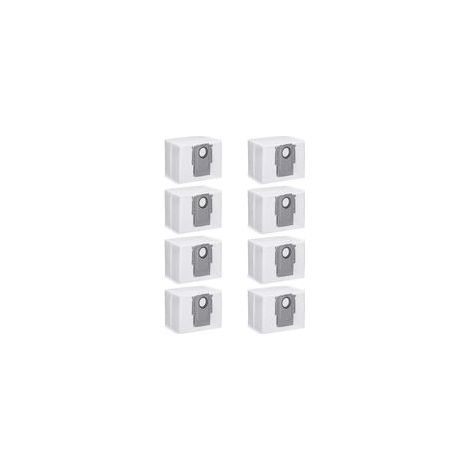 Lot de 8 Sacs à Poussière pour Roborock S7 / S7 MaxV Ultra / Q7+ / Q7 Max+,Roborock S7 Accessoires, Sacs À Poussière de Rechange pour Roborock S7 Station d'Aspiration H236