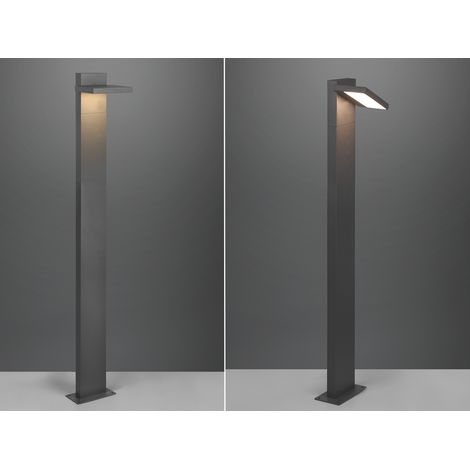 LED Wegeleuchte 2er Set schwenkbar in Anthrazit, Höhe 100cm, IP54 (1/5)