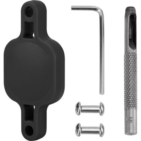 1 étui étanche pour collier d'animal de compagnie, compatible Airtag, antivol, adapté à toutes les largeurs de collier (1/5)