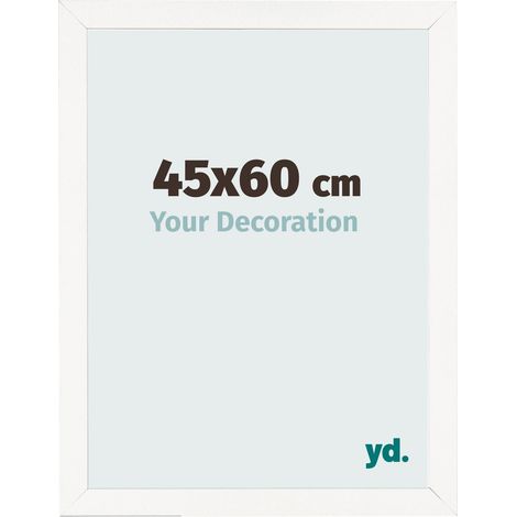 yd. - Cadre photo 45x60 - Blanc Brillant - MDF - Bologna (1/5)