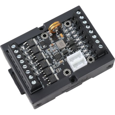 Carte de commande industrielle PLC FX1N-14MT module relais programmable temporisé avec boîtier (1/5)