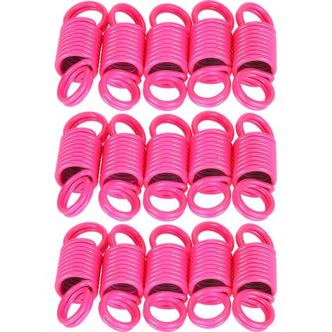 15 ressorts d'extension colorés à compression, petits ressorts de tension pour adaptateur de sangle de sac, rose rouge