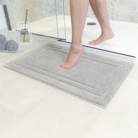 1 Tapis de bain, antidérapant, microfibre, absorbant, salle de bain (1/5)