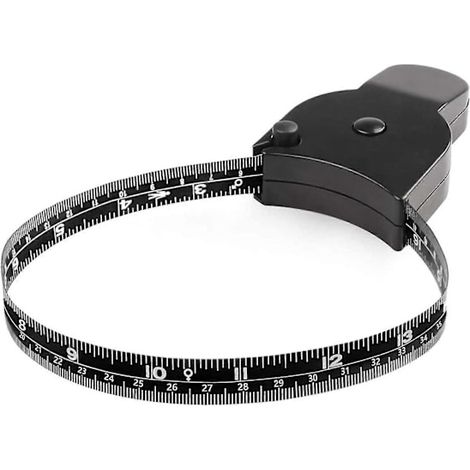 Mètre ruban de 1,5 m pour tour de taille, portable, double face, règle de mesure corporelle pour bras B (1/4)