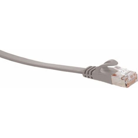 RJ45 Patchkabel U/UTP, m. CAT.7 Rohkabel, 7,5 m, grau