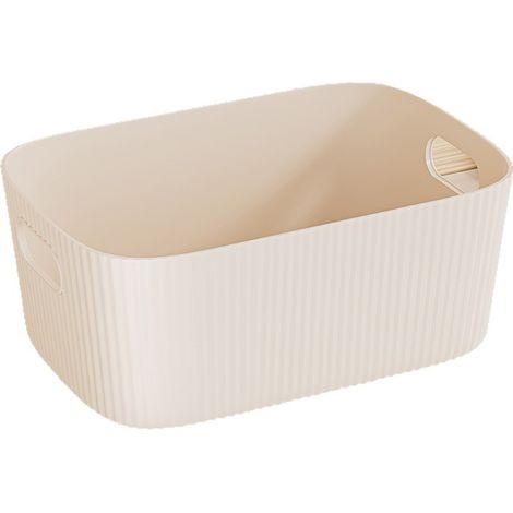Desktop storage box cosmetic sundries snack basket rectangular finishing small box household plastic storage box. (1/4)