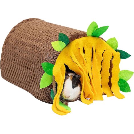 Kleintier-Tunnelhaus, Meerschweinchen-Versteck, Höhle zum Spielen, Röhre für Hamster