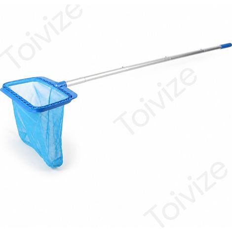 Epuisette de piscine Toivize Modèle Standard Maille fine robuste pour nettoyage rapide des feuilles et débris surface eau (1/5)