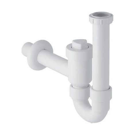 SIFONE PER LAVELLO CON VALVOLA DI RITEGNO 1"1/2 - 1"1/4 - Diam. 40