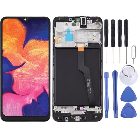 LCD touchscreen compatible with Samsung Galaxy A10 / SM-A105F (single-SIM). (1/4)