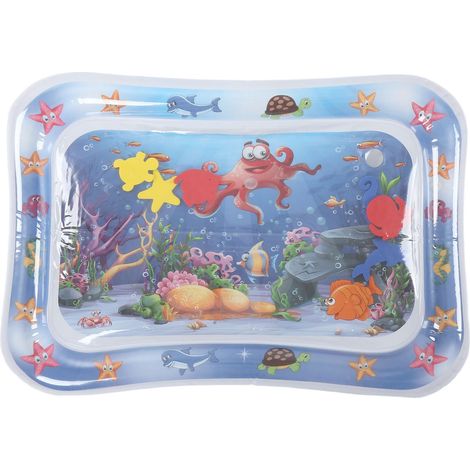Tapis de jeu gonflable bébé animaux marins, portable pour voyages et extérieur (1/5)