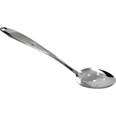 Svanera cucchiaione forato, 18/c nickel free,lusso manico vuoto