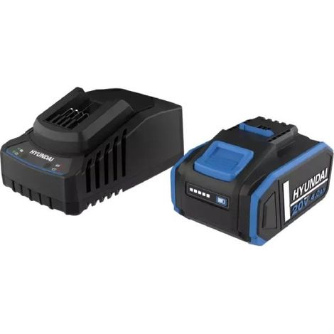 Starter Pack Hyundai 25899 Batteria 20v 4Ah 25895 + Carica Batterie 25896 (1/3)