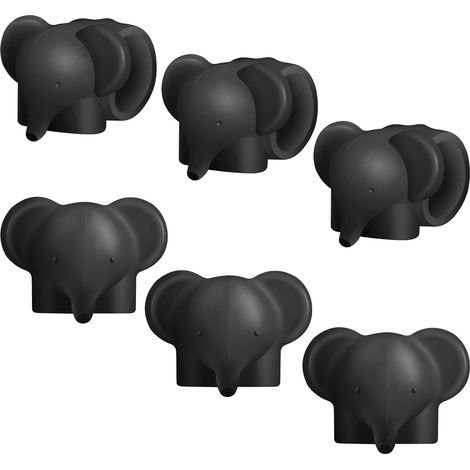 pezzi fermaporta, fermaporta a forma di animale, fermaporta anticollisione, protezioni murali in silicone, protezioni per maniglie delle porte per la camera da letto (1/5)