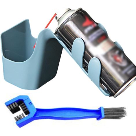 Scatola per la pulizia della catena della moto - Spazzola per la pulizia della moto - Spazzola per la catena della moto - Strumento per la pulizia della catena - Kit spazzola per la pulizia della cate (1/5)