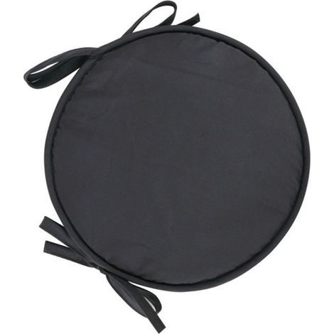 Coussin d'assise avec Bandes, Rond Coussin de Chaise Coussin de siège (1/4)