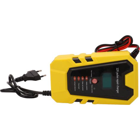 Intelligentes Ladegerät mit Pulskorrektur, automatischer Anpassung, LCD-Display und EU-Stecker (110–240 V) (1/5)