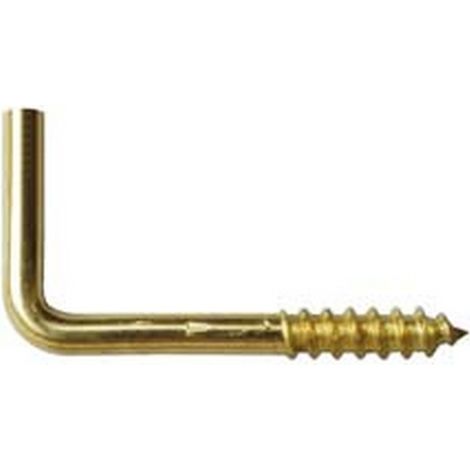 200PZ RAMPINI DRITTI A VITE OTTONE LUCIDO - mm.17x35 - mm.2,5x25