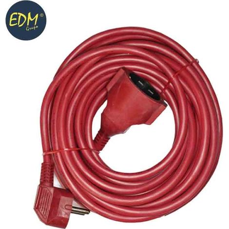 T/TL-Schlauchverlängerung, 25 m, 3 x 1,5 mm, flexibel, rot, EDM