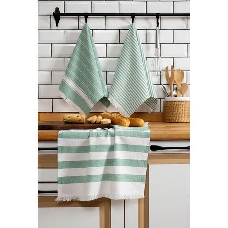 Set di strofinacci da cucina Set Verde