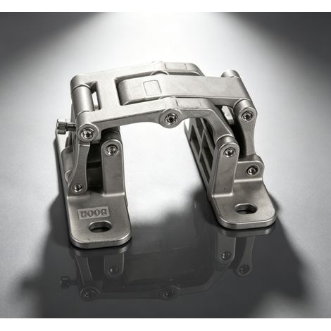 Charnière invisible pour porte en pierre porte cachée en acier inoxydable 304 coulisse réglable 2 dimensions angle d ouverture 180 degrés charge maximale 150 kg par paire pour porte marbre porte de vi (1/5)