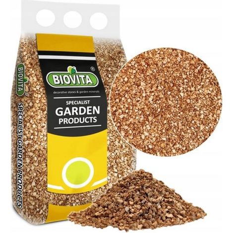 Vermiculite Horticulture - Granulométrie 1-5 mm - Pour Sol Lourd Substrat Hydroponique Terrarium - 5 L (1/5)
