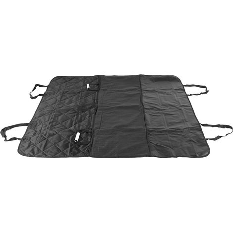 Tapis de voiture imperméable pour animaux de compagnie, revêtement de coffre pour SUV, housse de siège auto résistante à l'usure, hamac (noir, taille M) (1/5)