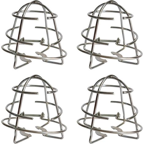 4 pièces Couvre-tête sprinkler, installation sans outil, protection anti-chocs, pour bâtiments commerciaux (1/5)