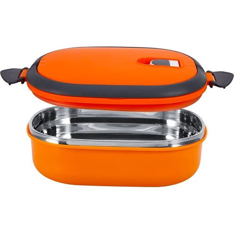 Contenitore termico per il pranzo in acciaio inox, a tenuta stagna al 100%, ideale per ufficio, scuola e per il trasporto di cibi e bevande calde/fredde.