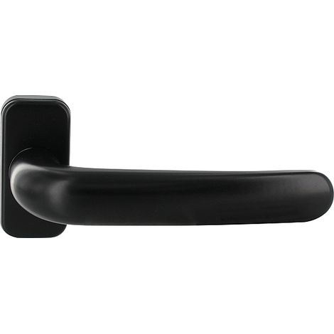 Béquille double sur rosace ovale : PRIMA PLUS - GIESSE - Noir 9005 (1/2)