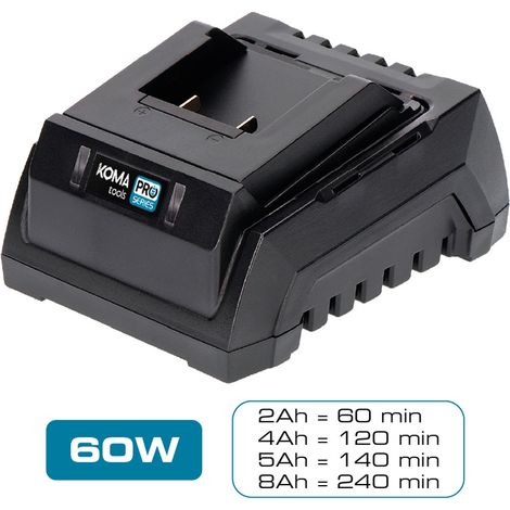 CARGADOR BATERIA 60W KOMA TOOLS PRO SERIES BATTERY