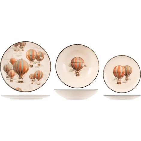 Servizio tavola Sky Voyager 18 pezzi in stoneware Coupe (1/5)