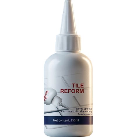 Joint de carrelage gris clair, 150 ml, version anglaise, imperméable, anti-moisissure, pour salle de bain, cuisine, murs et sols (1/3)