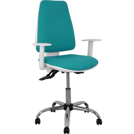 Piqueras y Crespo Silla de oficina turquesa modelo Elche