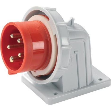 Spina industriale da parete, 380V, 3P+N+T, 32A, IP67 - Rosi 1001067 (1/3)