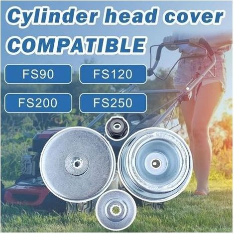 pair Adaptateur de Lame pour Tête de Débroussailleuse STIHL FS55 FS55R FS36 FS44 FS56 FS80 FS90 et Plus de Modèles, Plate Lame + Plaque Poussée + Rondelle Butée + Écrou 4 in 1 Kit (1/3)