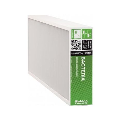Partikelfilter Aldes InspirAIR Top weiß 49x4.8x21 cm
